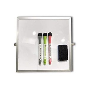 White Board with Stand-Desktop Whiteboard 10"X10"